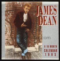 5s284 JAMES DEAN calendar '93 all the best images of the movie legend!