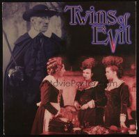 5s282 TWINS OF EVIL laserdisc R98 Peter Cushing, Madeleine & Mary Collinson, Hammer horror!