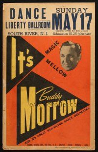 5s390 BUDDY MORROW 14x22 music poster '50s live with his great RCA-Victor Dance Orchestra!