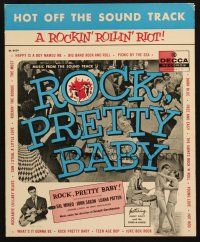 5s270 ROCK PRETTY BABY standee '57 Sal Mineo, it's the rock 'n roll sensation of our generation!
