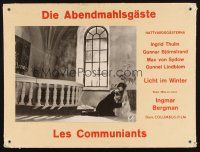 5s361 WINTER LIGHT Swiss LC '60s Ingmar Bergman 's Nattvardsgasterna starring Ingrid Thulin!