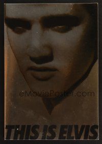 5s290 THIS IS ELVIS trade ad '81 Elvis Presley rock 'n' roll biography, portrait of The King!
