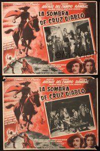 5s454 LA SOMBRA DE CRUZ DIABLO 3 Mexican LCs '55 Rosa Arenas, Shadow of the Devil's Cross!