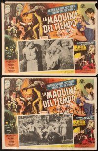 5s444 TIME MACHINE 5 Mexican LCs '60 H.G. Wells, George Pal, Rod Taylor, Yvette Mimieux, different!