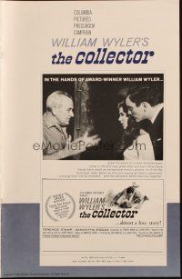 5s020 COLLECTOR pressbook '65 Terence Stamp & Samantha Eggar, William Wyler directed!