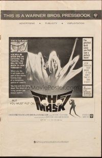 5s065 MASK pressbook '61 you won't believe the hypnotic evil of Magic Mystic Mask!
