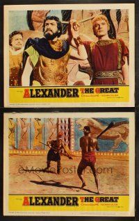 5t903 ALEXANDER THE GREAT 2 LCs R60 Richard Burton, Frederic March as Philip of Macedonia!