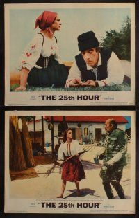 5t027 25th HOUR 8 LCs '67 Anthony Quinn, sexy Virna Lisi, Henri Verneuil, World War II