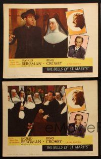 5t742 BELLS OF ST. MARY'S 5 LCs R57 cool images of pretty nun Ingrid Bergman & Bing Crosby!