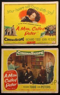 5t018 MAN CALLED PETER 9 LCs '55 Richard Todd & Jean Peters make your heart sing with joy!