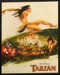 5t023 TARZAN 9 LCs '99 cool Walt Disney jungle cartoon, from Edgar Rice Burroughs story!