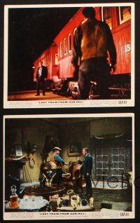 5w063 LAST TRAIN FROM GUN HILL 6 color 8x10 stills '59 Kirk Douglas, Anthony Quinn, Carolyn Jones!