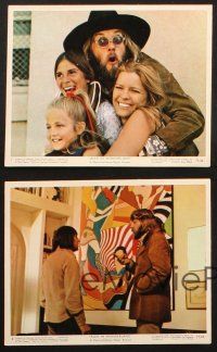 5w058 ALEX IN WONDERLAND 6 color 8x10 stills '71 wild images of Donald Sutherland, Jeanne Moreau!
