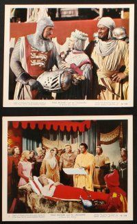 5w051 KING RICHARD & THE CRUSADERS 7 color 8x10 stills '54 Rex Harrison, Virginia Mayo!