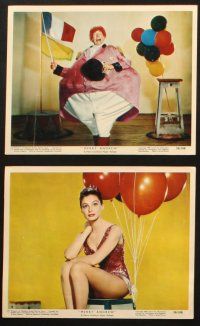 5w034 MERRY ANDREW 8 color 8x10 stills '58 great circus images of Danny Kaye & Pier Angeli!