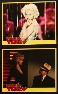 5w003 DICK TRACY 12 8x10 mini LCs '90 Warren Beatty, Madonna, Glenne Headley, Al Pacino!