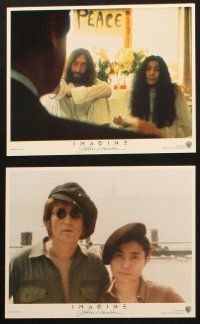 5w062 IMAGINE 6 8x10 mini LCs '88 great image of former Beatle John Lennon w/guitar!