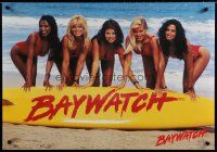 5x682 BAYWATCH Canadian commercial poster '96 sexy lifeguards Gena Lee Nolin, Yasmine Bleeth & more!