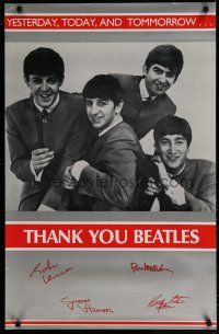 5x683 BEATLES commercial poster '70s great image of the young band!