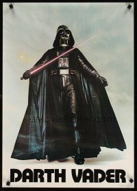 5x706 DARTH VADER commercial poster '77 cool image of Sith Lord w/lightsaber activated!
