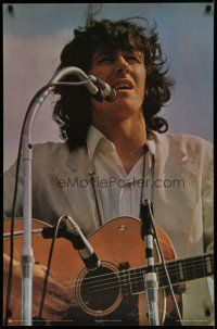 5x711 DONOVAN English commercial poster '71 cool image of singer songwriter & actor on stage!