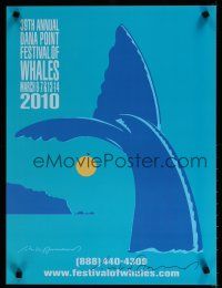 5x466 39TH ANNUAL DANA POINT FESTIVAL OF WHALES signed special 18x24 '10 by John Van Hamersveld!
