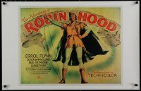 5x827 ADVENTURES OF ROBIN HOOD REPRODUCTION '90s Errol Flynn as Robin Hood, from R45 title card!