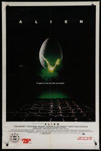 5x607 ALIEN video poster R86 Ridley Scott outer space sci-fi classic, cool hatching egg image!