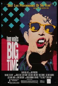 5x615 BIG TIME video poster '88 Tom Waits live jazz blues concert, cool image!