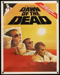 5x622 DAWN OF THE DEAD video poster R80s George Romero, there's no more room in HELL for the dead!