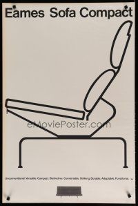 5x201 EAMES SOFA COMPACT 24x36 advertising poster '81 Barbara Loveland furniture art, Big Book '81!