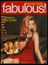 5x490 FABULOUS BAKER BOYS soundtrack 18x24 poster '89 Jeff & Beau Bridges, sexy Michelle Pfeiffer!