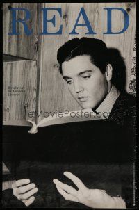 5x444 READ special 22x34 '93 cool image of The King Elvis Presley reading a book!