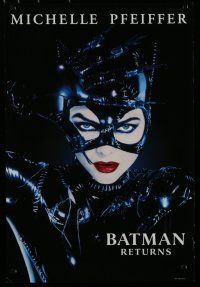 5x470 BATMAN RETURNS set of 4 mini posters '92 Michael Keaton, Danny DeVito, Michelle Pfeiffer!