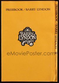 5z428 BARRY LYNDON pressbook '75 Stanley Kubrick, Ryan O'Neal, historical romantic war melodrama!