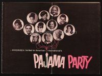 5z783 PAJAMA PARTY pressbook '64 Annette Funicello, Tommy Kirk, Native American Buster Keaton shown