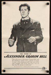 5z890 STORY OF ALEXANDER GRAHAM BELL pressbook '39 great Norman Rockwell art of Don Ameche!