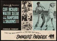 5z905 SWINGERS' PARADISE pressbook '65 Cliff Richard, Susan Hampshire, wild nights & way out days!