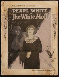 5z980 WHITE MOLL pressbook '20 Pearl White in a series acting role that was not so successful!