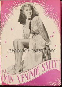 5z361 MY GAL SAL Danish program '48 many different images of sexy glamorous Rita Hayworth!