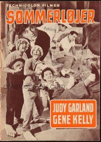 5z378 SUMMER STOCK Danish program '51 different images of Judy Garland & Gene Kelly dancing!