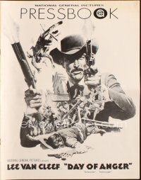5z506 DAY OF ANGER pressbook '69 I giorni dell'ira, Lee Van Cleef, Gemme, spaghetti western!
