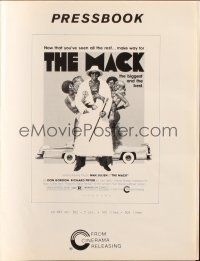 5z715 MACK pressbook '73 AIP, classic artwork image of Max Julien & his ladies!