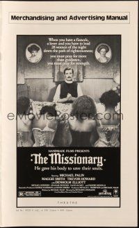 5z734 MISSIONARY pressbook '82 Michael Palin gave his body to save their souls, funny image!