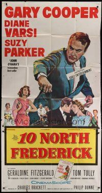 6a399 10 NORTH FREDERICK 3sh '58 Gary Cooper, Diane Varsi, from John O'Hara's best-seller!
