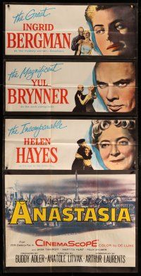 6a411 ANASTASIA 3sh '56 great Ingrid Bergman , magnificent Yul Brynner, incomparable Helen Hayes!