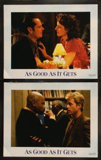 6b036 AS GOOD AS IT GETS 8 LCs '98 Jack Nicholson as Melvin, Helen Hunt, Greg Kinnear!