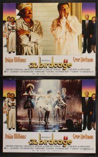 6b053 BIRDCAGE 8 LCs '96 gay Robin Williams & Nathan Lane, Gene Hackman, Dianne Wiest!
