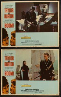6b064 BOOM 8 LCs '68 Elizabeth Taylor & Richard Burton, Tennessee Williams drama!