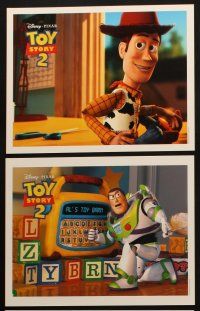6b005 TOY STORY 2 11 LCs '99 cool candid images of Woody & Buzz Lightyear in Pixar animated sequel!